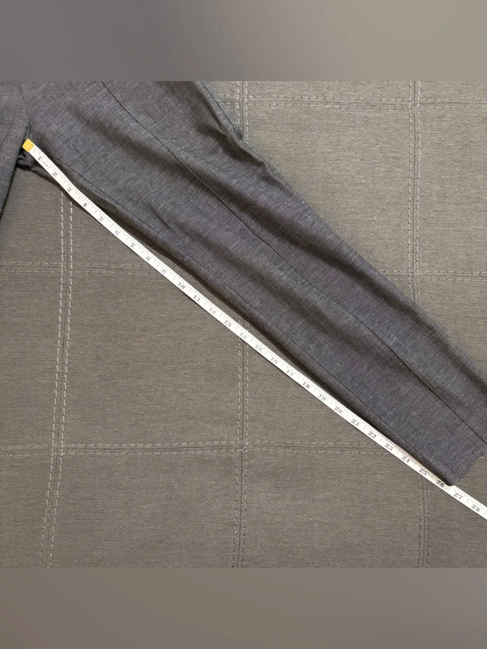 EXPRESS High Waisted Seamed Ankle Pants in Dark Grey | Crop Trouser | Size 00R - Picture 13 of 13